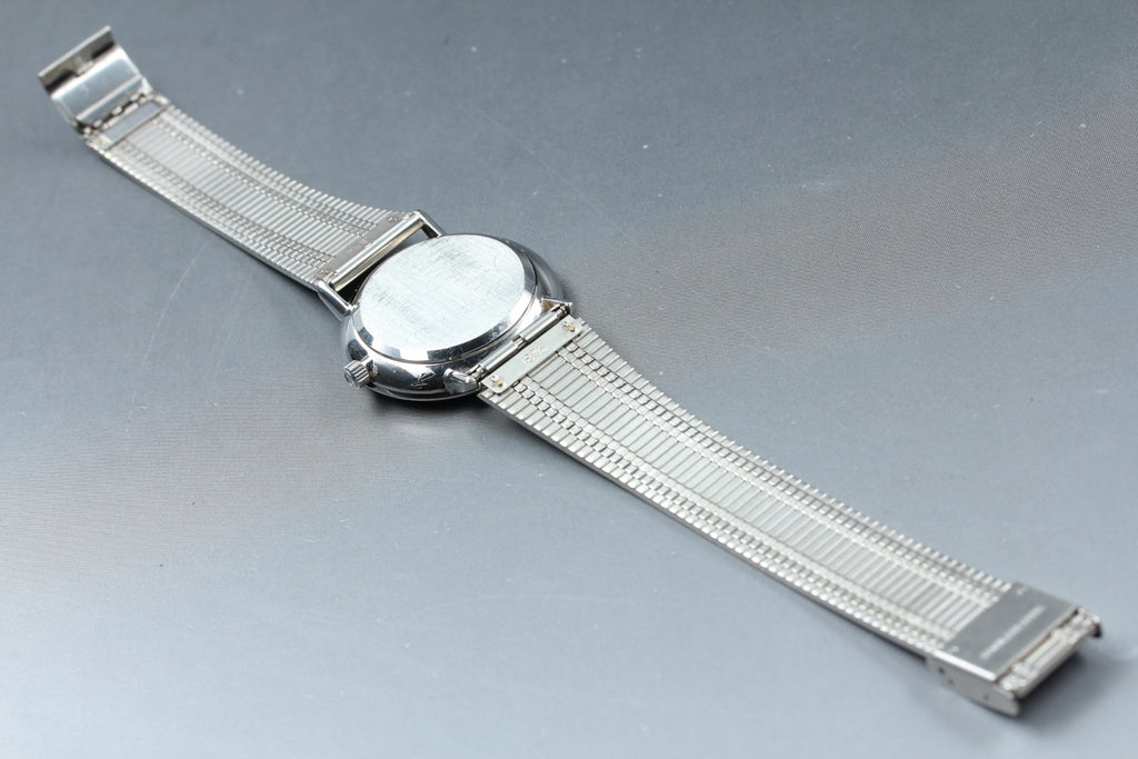 1977 Near MINT OMEGA De Ville 34mm 191.0044 Quartz Silver Dial Men's Vintage