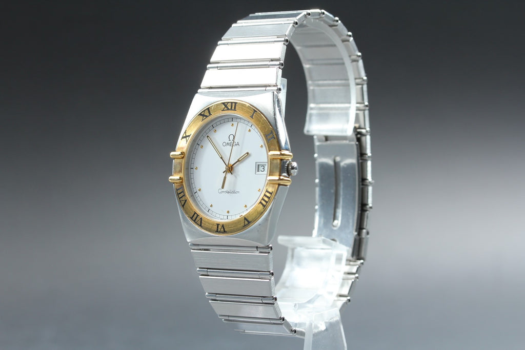 1992 Near MINT OMEGA Constellation 32mm 396.1070.1 18k & SS Quartz Men's Vintage