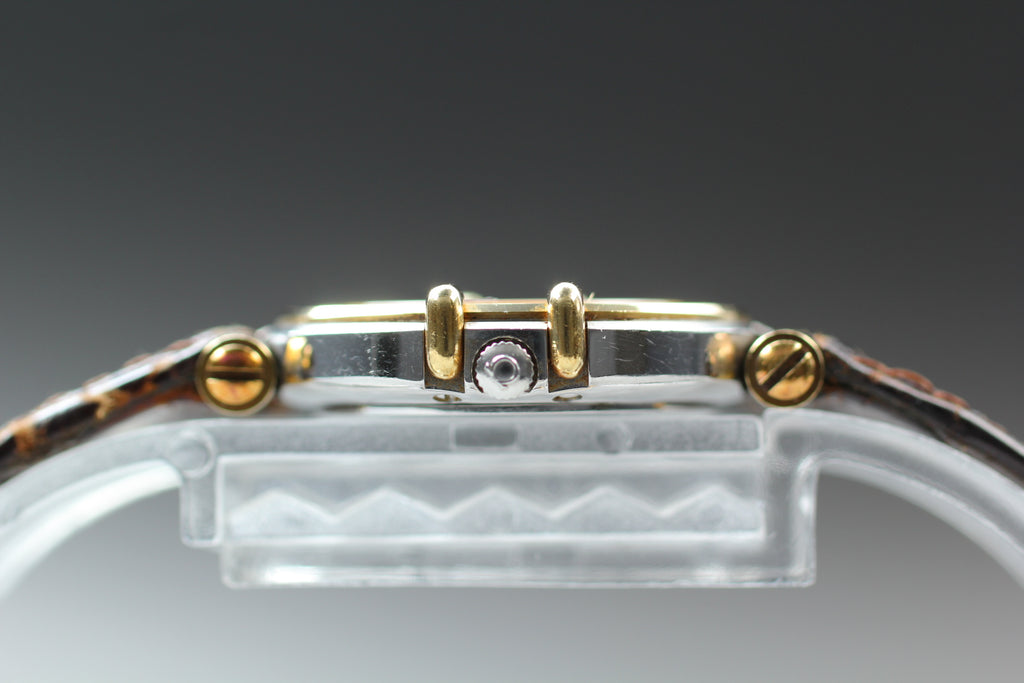 1984 Near MINT OMEGA Constellation 24mm 595.0092 Quartz Gold Women's Vintage