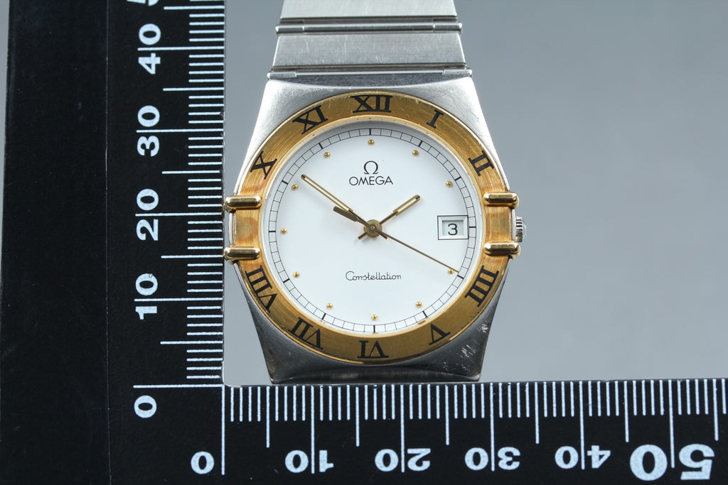 1992 Near MINT OMEGA Constellation 32mm 396.1070.1 18k & SS Quartz Men's Vintage