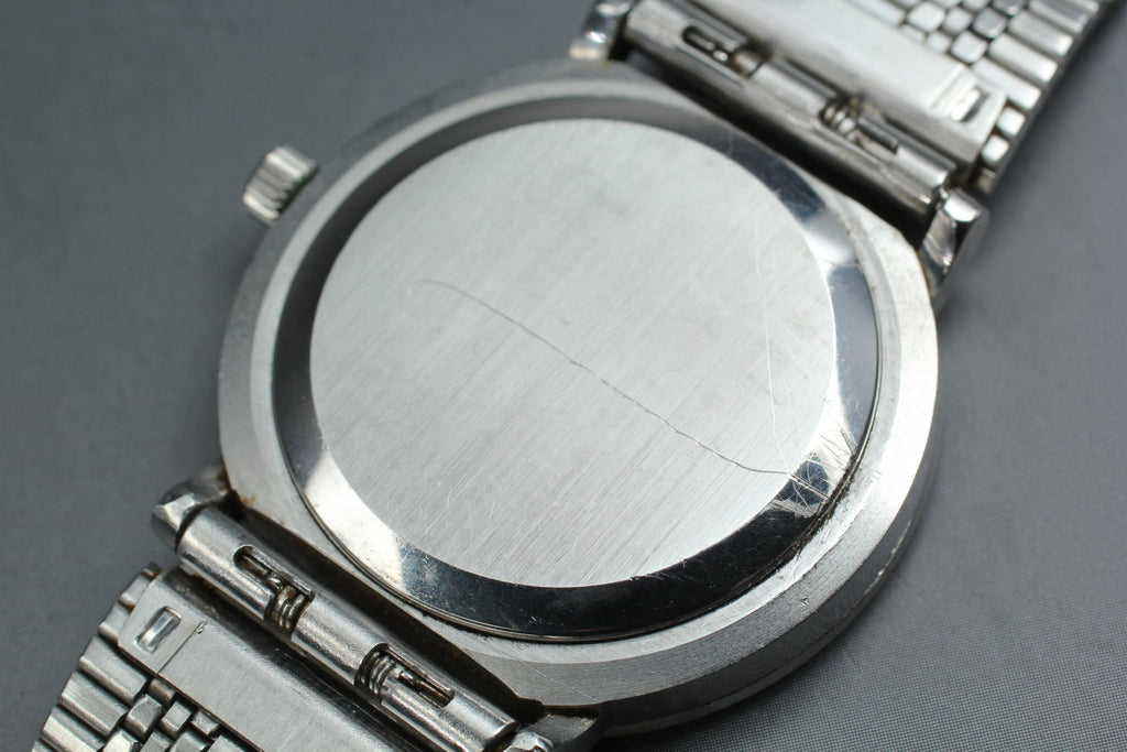 1976 Near MINT OMEGA Constellation 33mm 191.0032 Quartz Gray Dial Men's Vintage
