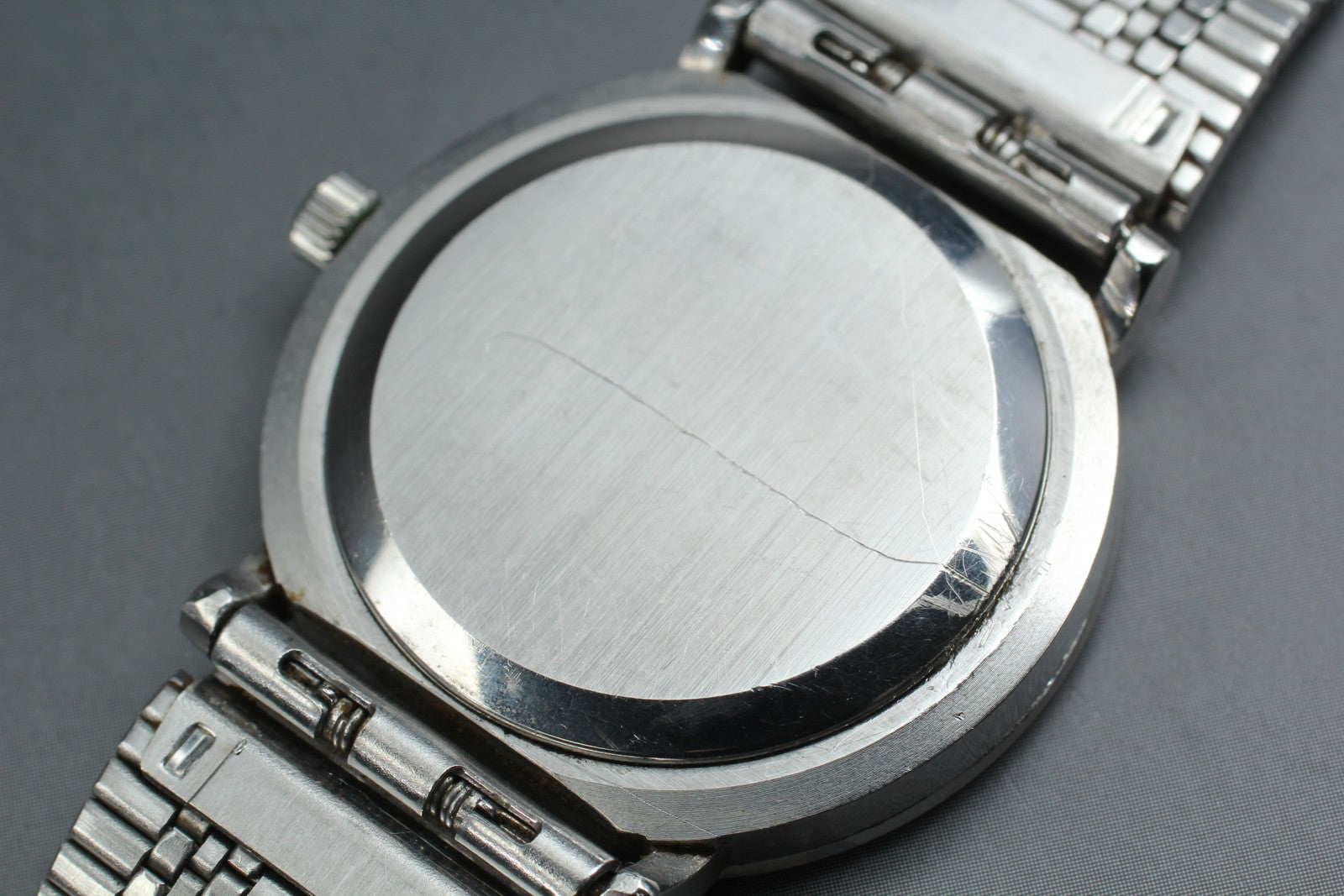 1976 Near MINT OMEGA Constellation 33mm 191.0032 Quartz Gray Dial Men's Vintage
