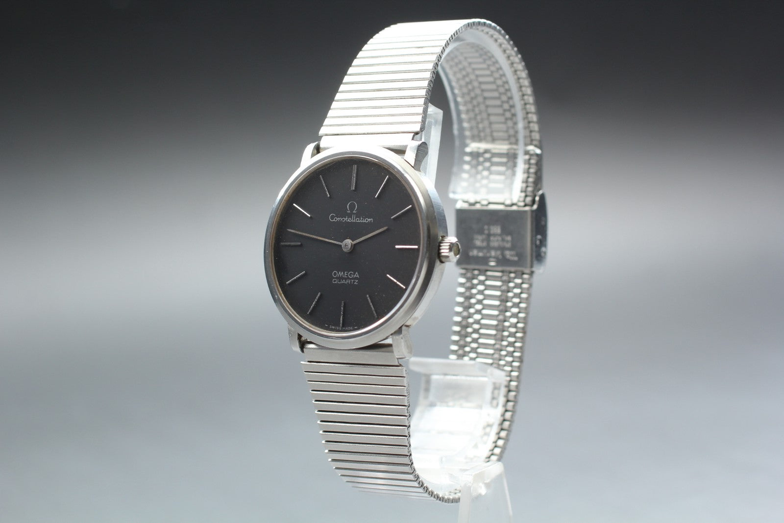 1976 Near MINT OMEGA Constellation 33mm 191.0032 Quartz Gray Dial Men's Vintage
