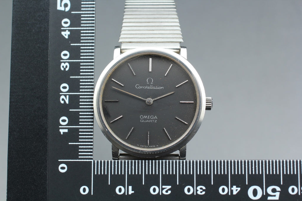 1976 Near MINT OMEGA Constellation 33mm 191.0032 Quartz Gray Dial Men's Vintage