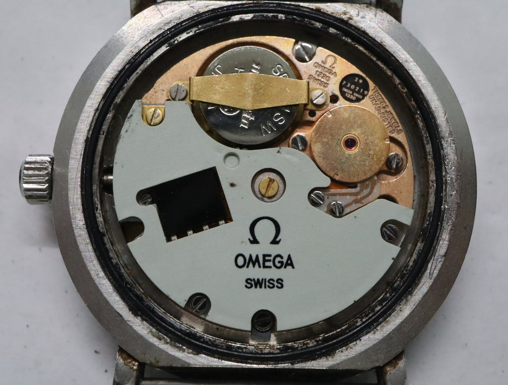 1976 Near MINT OMEGA Constellation 33mm 191.0032 Quartz Gray Dial Men's Vintage