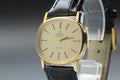 1979 Near MINT OMEGA De Ville 29mm 591.015 Quartz Gold Dial Women's Vintage