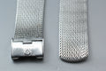 Near MINT OMEGA Milanese/Mesh Band 2046 19mm Stainless Bracelet Men's Vintage