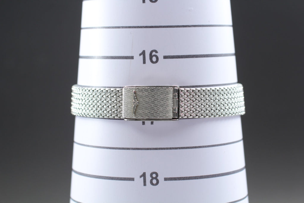 Near MINT LONGINES 961 3267 21mm Quartz L961.2 Silver Dial Women's Vintage Watch