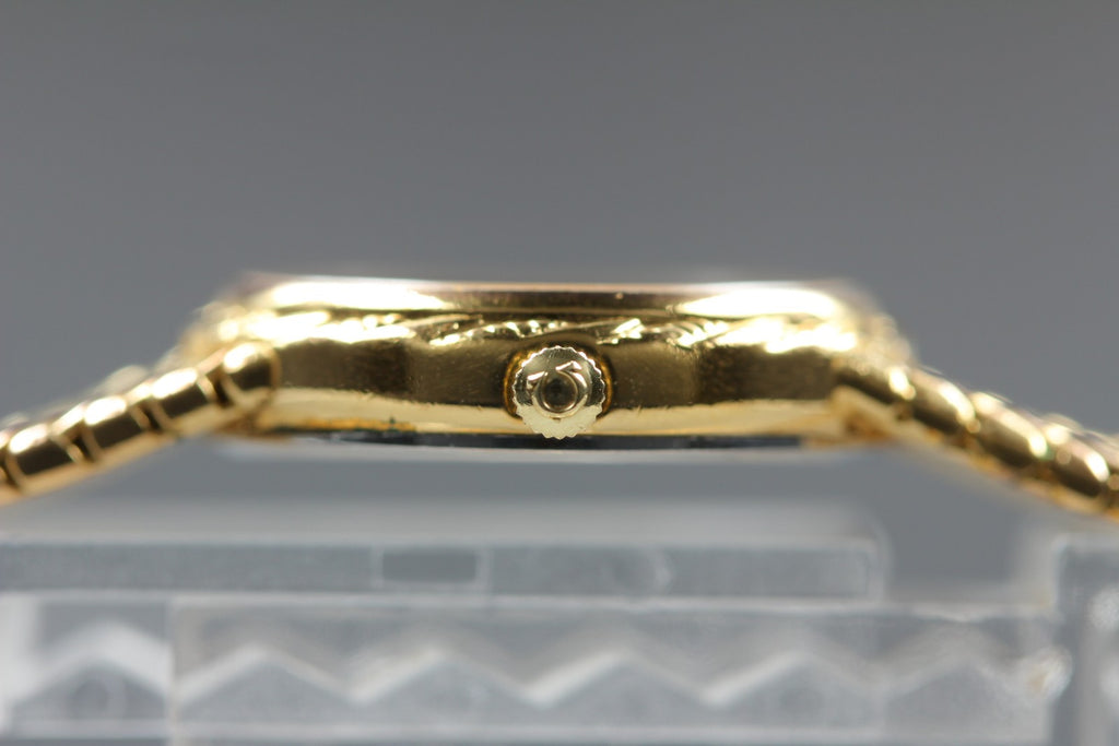1984 Near MINT OMEGA De Ville 20mm 791.0889.0 Quartz Roman Dial Women's Vintage