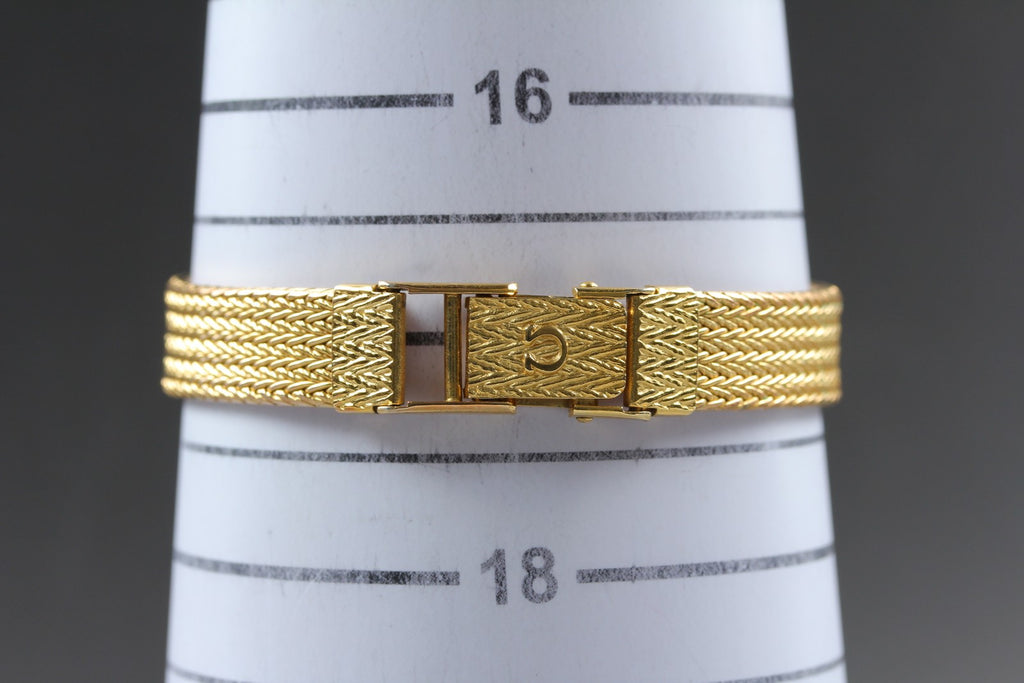1984 Near MINT OMEGA De Ville 20mm 791.0889.0 Quartz Roman Dial Women's Vintage