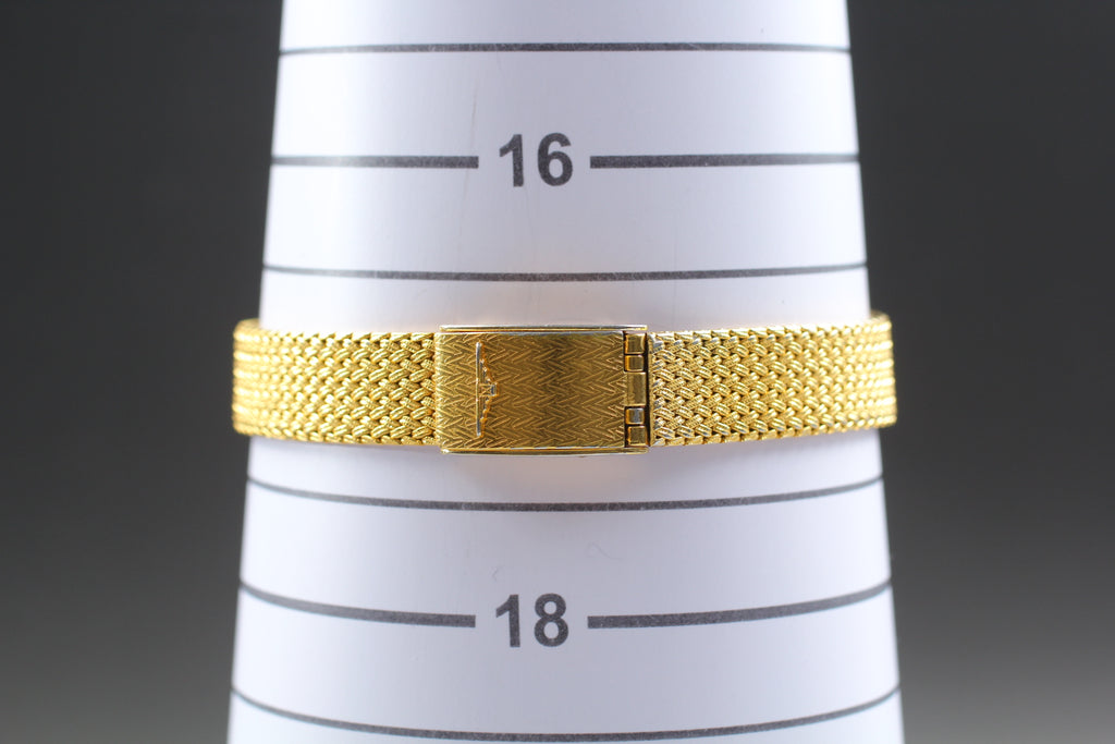 Near MINT Longines 153 3404 21mm Quartz L.153.4 Gold Dial Women's Vintage Watch