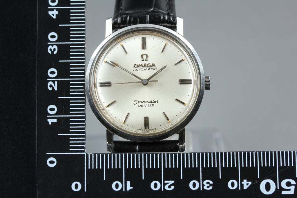 Near MINT OMEGA Seamaster De Ville 32mm Automatic Silver Dial Men's Vintage