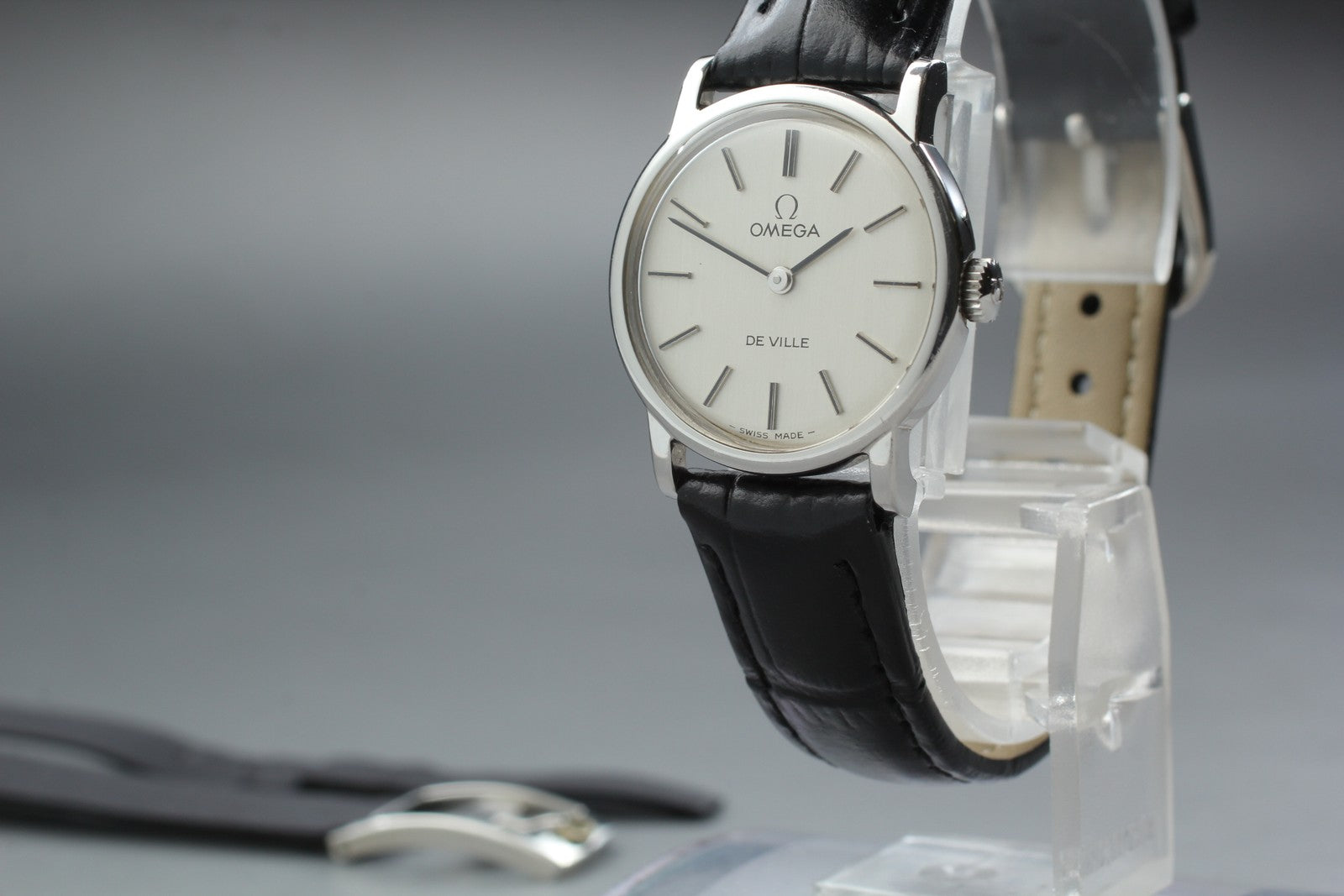 1978 MINT OMEGA De Ville 25mm 511.0532 Manual Wind Silver Dial Women's Vintage