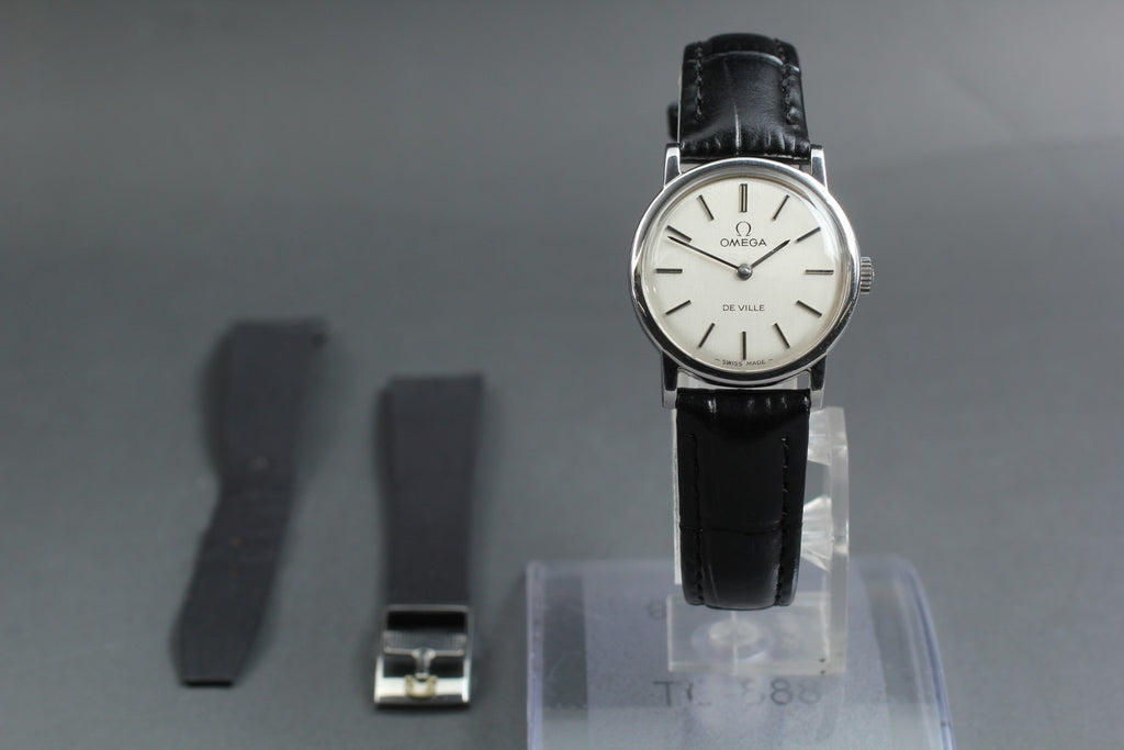 1978 MINT OMEGA De Ville 25mm 511.0532 Manual Wind Silver Dial Women's Vintage