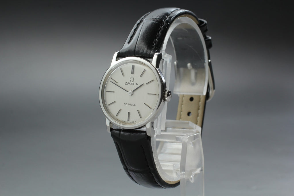 1978 MINT OMEGA De Ville 25mm 511.0532 Manual Wind Silver Dial Women's Vintage