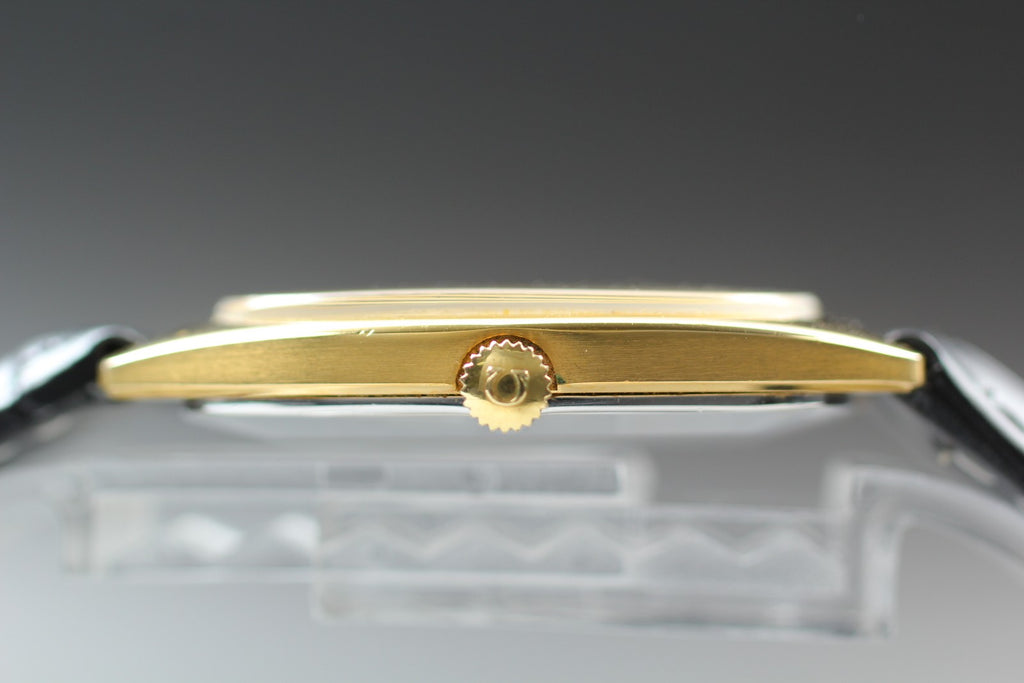 1978 OMEGA De Ville 32mm 111.0139 Manual Gold Dial Men's Watch Vintage Near MINT