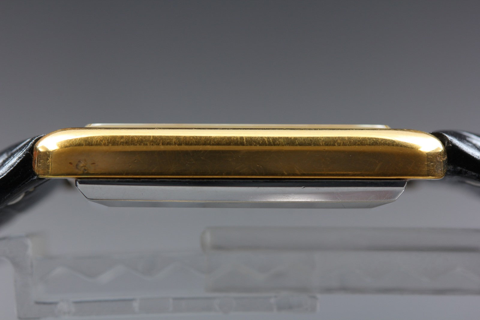 1973 Near MINT MEGA De Ville 28mm 151.793 Automatic Gold Roman Tank Men Vintage
