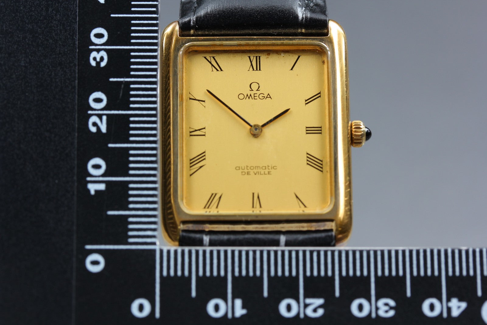 1973 Near MINT MEGA De Ville 28mm 151.793 Automatic Gold Roman Tank Men Vintage