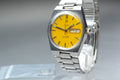 Near MINT OMEGA Seamaster 34mm 166.0174 Automatic Yellow Dial Men's Vintage