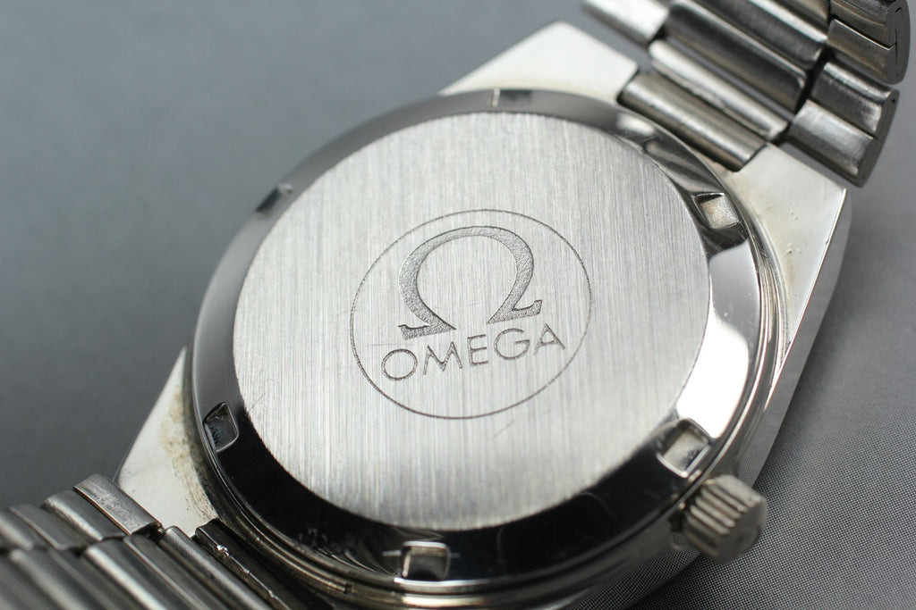Near MINT OMEGA Seamaster 34mm 166.0174 Automatic Yellow Dial Men's Vintage
