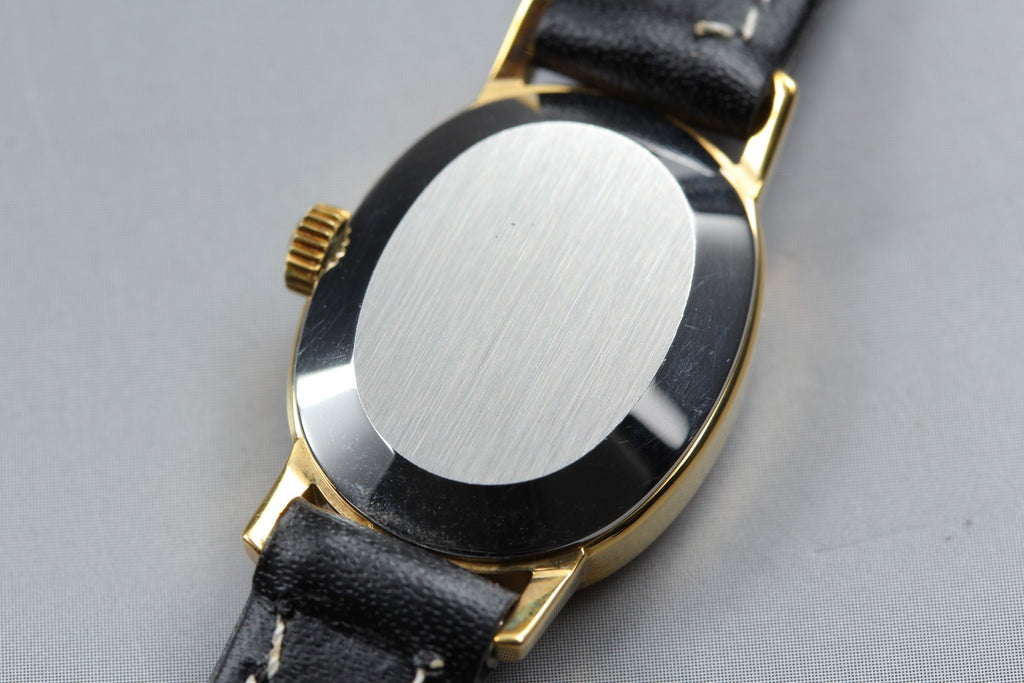 1979 Near MINT OMEGA De Ville 18mm 511.0553 Manual Gold Dial Women's Vintage