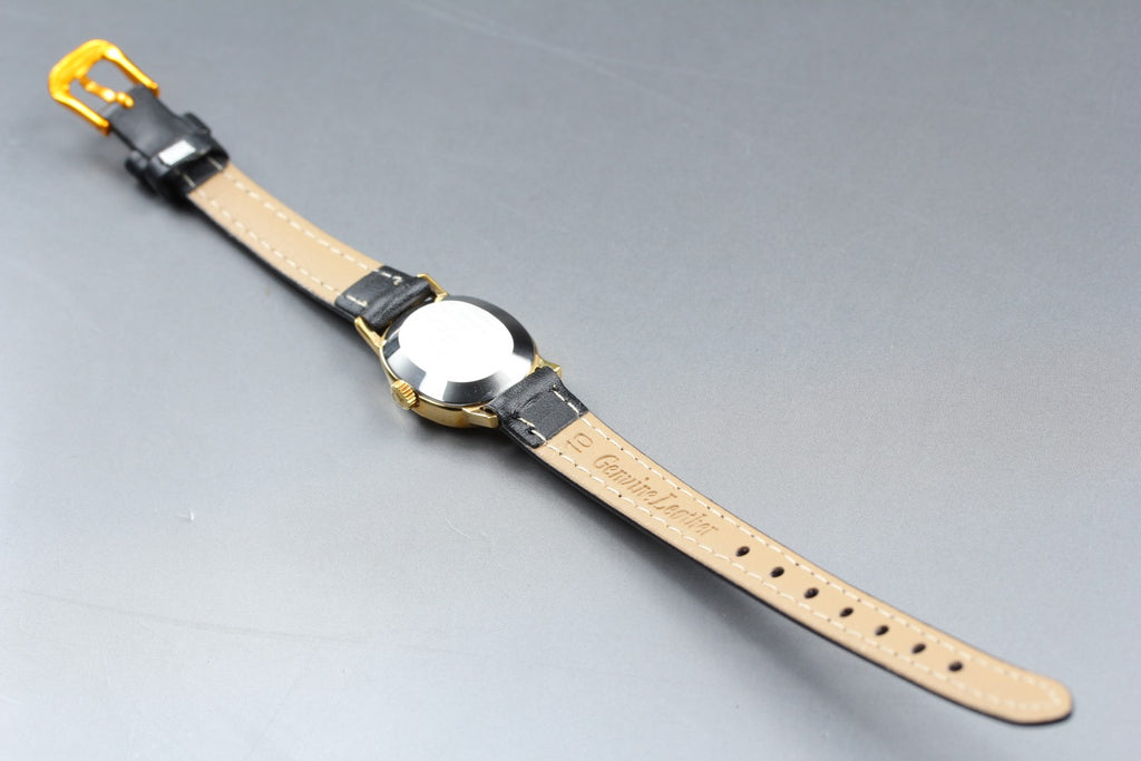 1979 Near MINT OMEGA De Ville 18mm 511.0553 Manual Gold Dial Women's Vintage