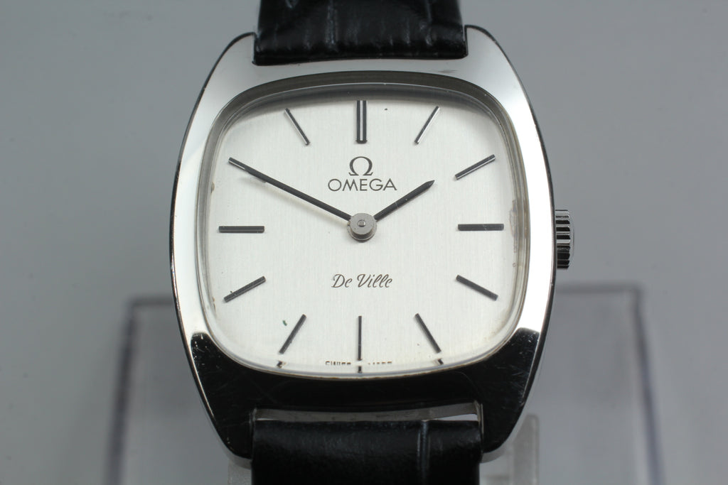 1979 Near MINT OMEGA De Ville 25mm 511.0531 Manual Silver Dial Women's Vintage
