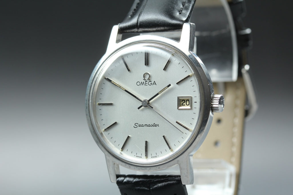1981 Near MINT OMEGA Seamaster 35mm 136.0099 Manual Silver Dial Men's Vintage