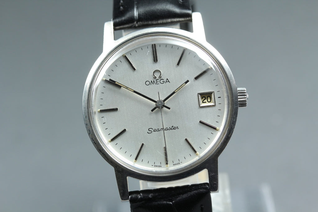 1981 Near MINT OMEGA Seamaster 35mm 136.0099 Manual Silver Dial Men's Vintage