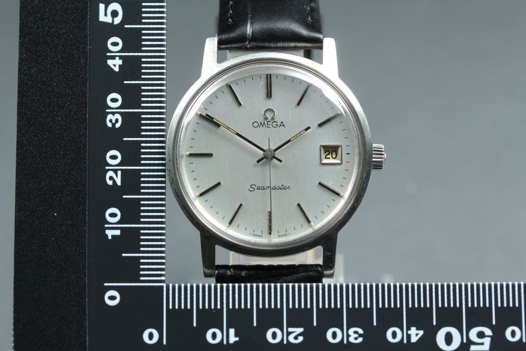 1981 Near MINT OMEGA Seamaster 35mm 136.0099 Manual Silver Dial Men's Vintage
