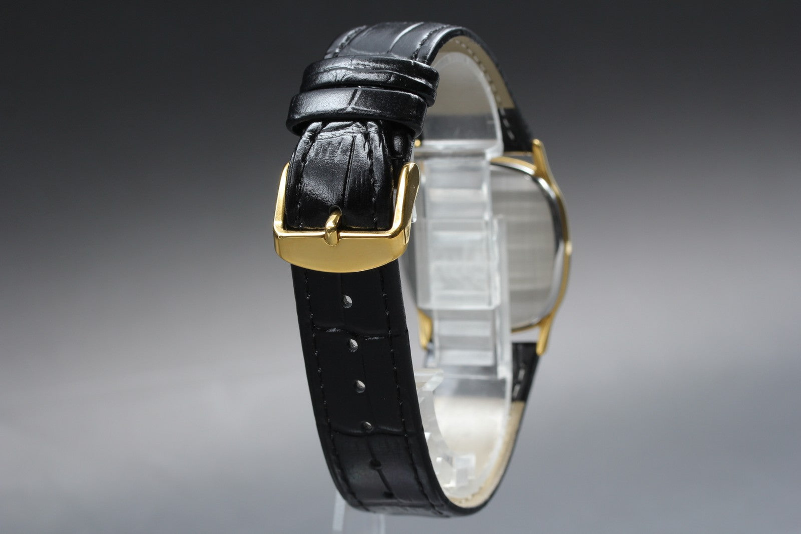 1982 OMEGA De Ville 30mm 191.0212 Quartz Gold Dial Men's Watch Vintage Exc+5