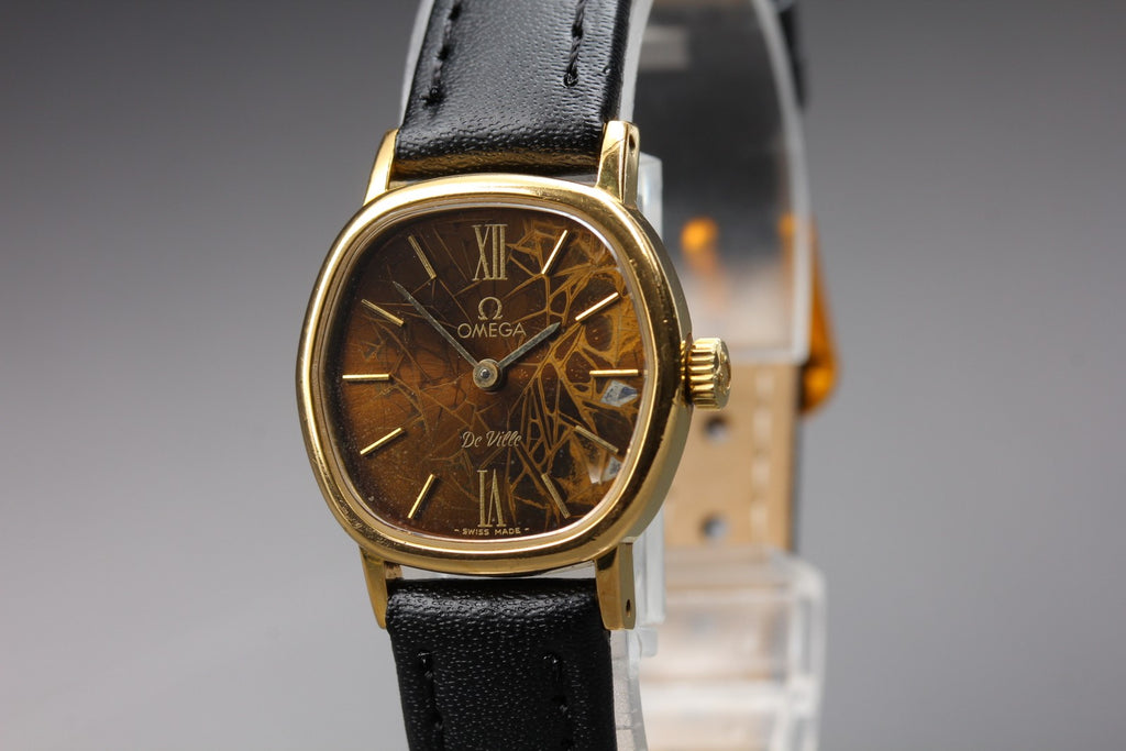 1979 OMEGA De Ville 22mm 511.0559 Manual Spider Dial Roman Women's Vintage Exc+5
