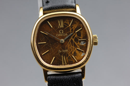 1979 OMEGA De Ville 22mm 511.0559 Manual Spider Dial Roman Women's Vintage Exc+5