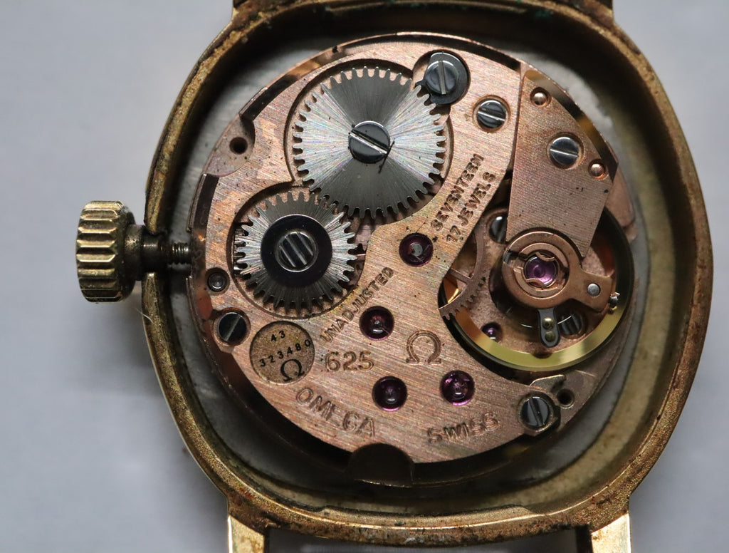 1979 OMEGA De Ville 22mm 511.0559 Manual Spider Dial Roman Women's Vintage Exc+5