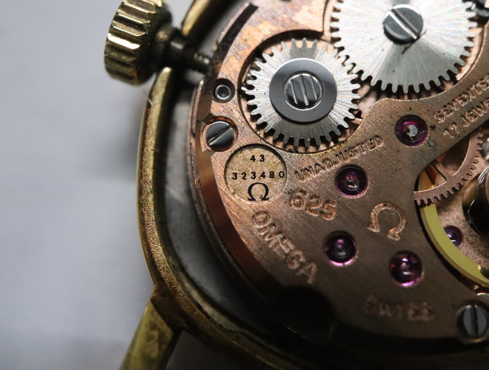 1979 OMEGA De Ville 22mm 511.0559 Manual Spider Dial Roman Women's Vintage Exc+5