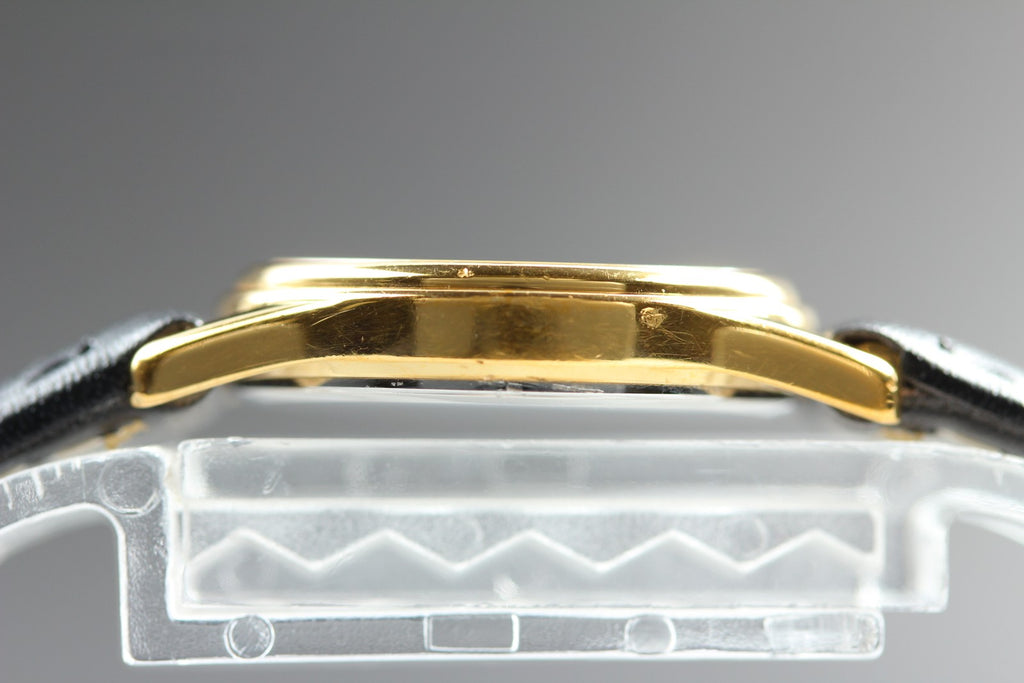 1984 OMEGA De Ville 21mm 591.0338 Quartz Gold Dial Women's Watch Vintage Exc+5