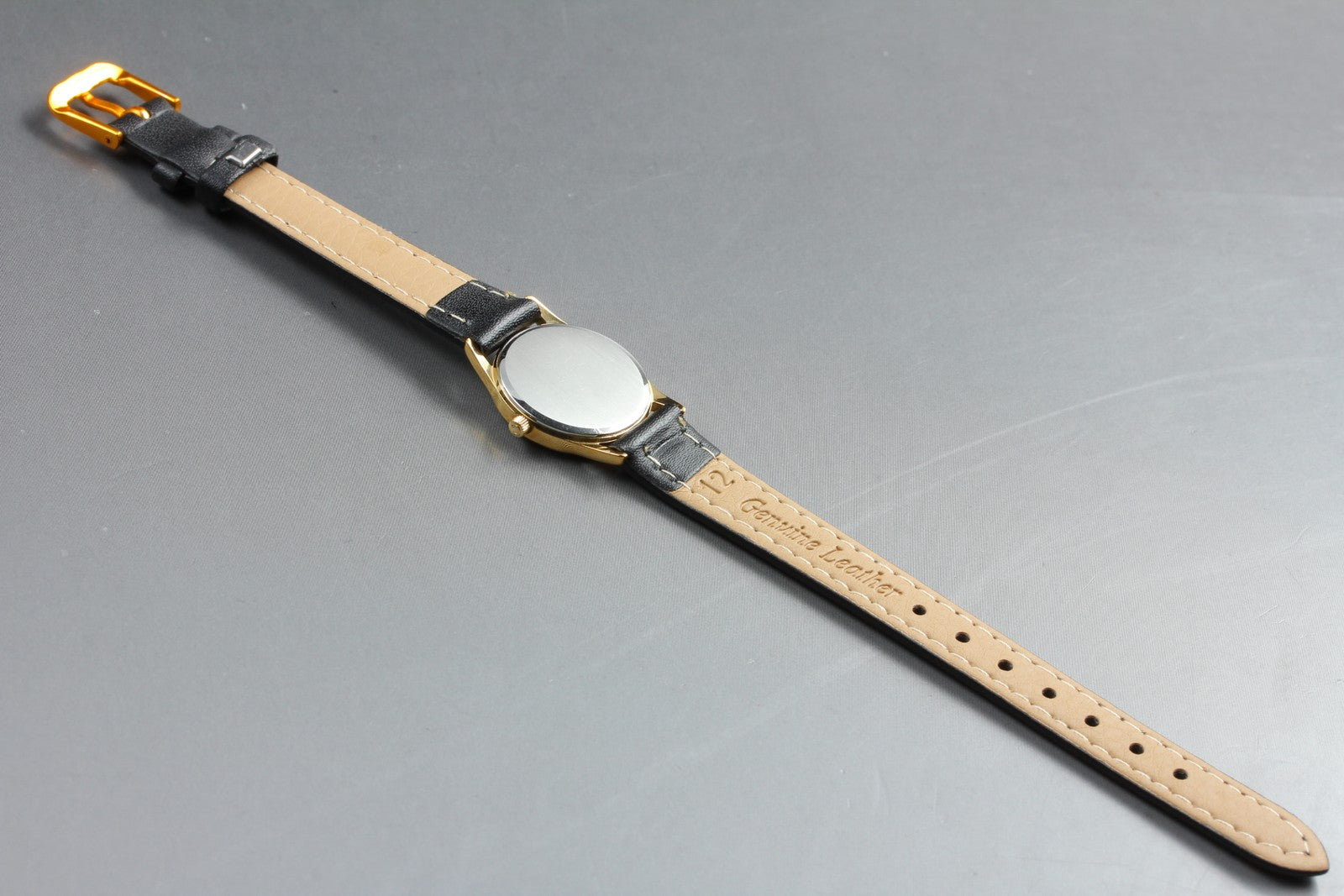 1984 OMEGA De Ville 21mm 591.0338 Quartz Gold Dial Women's Watch Vintage Exc+5