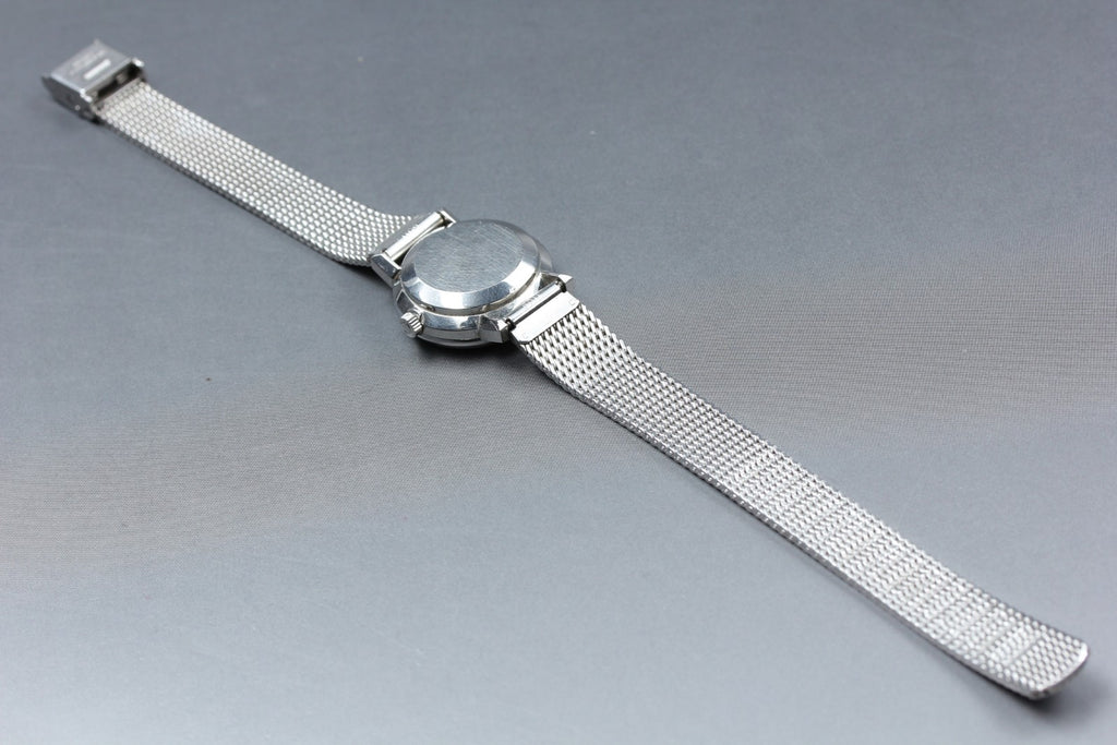 1972 Near MINT OMEGA Geneve 23mm 562.018 Automatic Silver Dial Women's Vintage