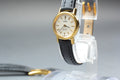 1979 Near MINT OMEGA De Ville 20mm 591.0011 Quartz Silver Dial Women's Vintage