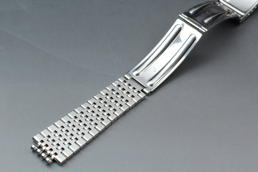 Near MINT OMEGA Bracelet FF570/2054 18mm Stainless steel Silver Men's Vintage