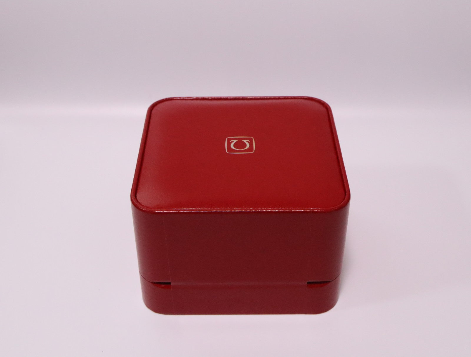 Near MINT OMEGA Vintage Red Watch Box Genuine Case Only From JAPAN #2374