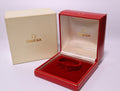 Near MINT OMEGA Vintage Red Watch Box Genuine Case Only From JAPAN #2376