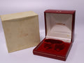 Near MINT OMEGA Vintage Red Watch Box Genuine Case Only From JAPAN #2375