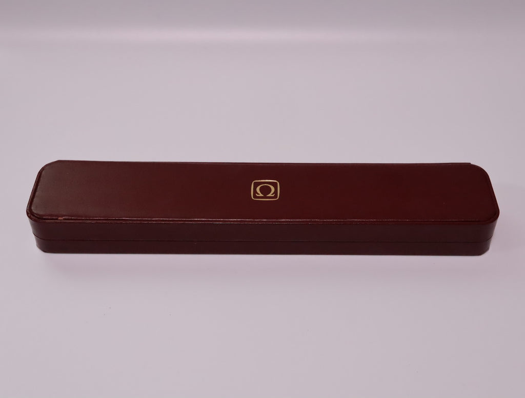 Near MINT OMEGA Vintage Red Watch Box Genuine Case Only for Women's JAPAN #2362