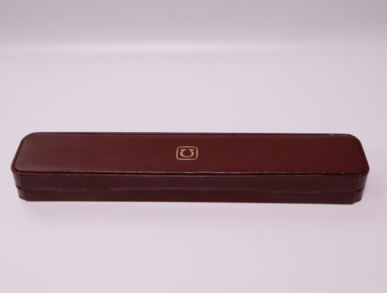 Near MINT OMEGA Vintage Red Watch Box Genuine Case Only for Women's JAPAN #2362