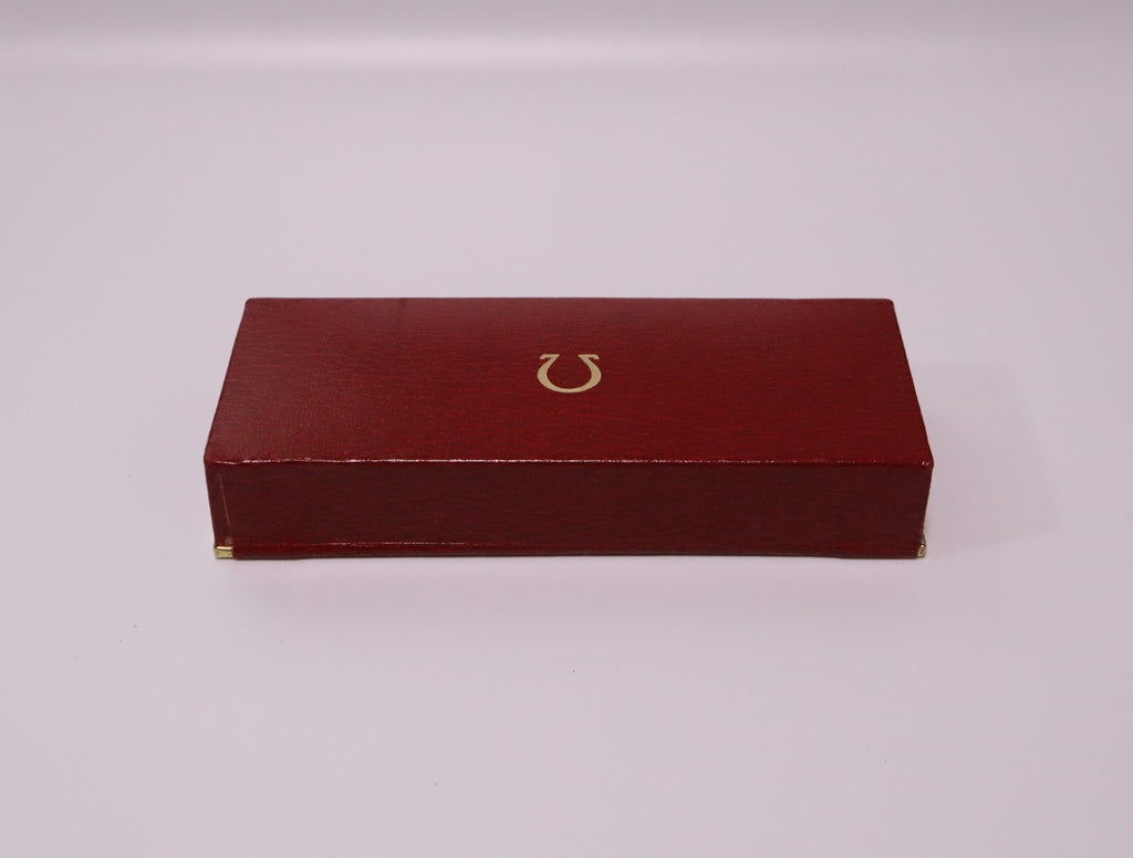 OMEGA Vintage Red Watch Box Genuine Case Only From JAPAN Exc+5 #2371