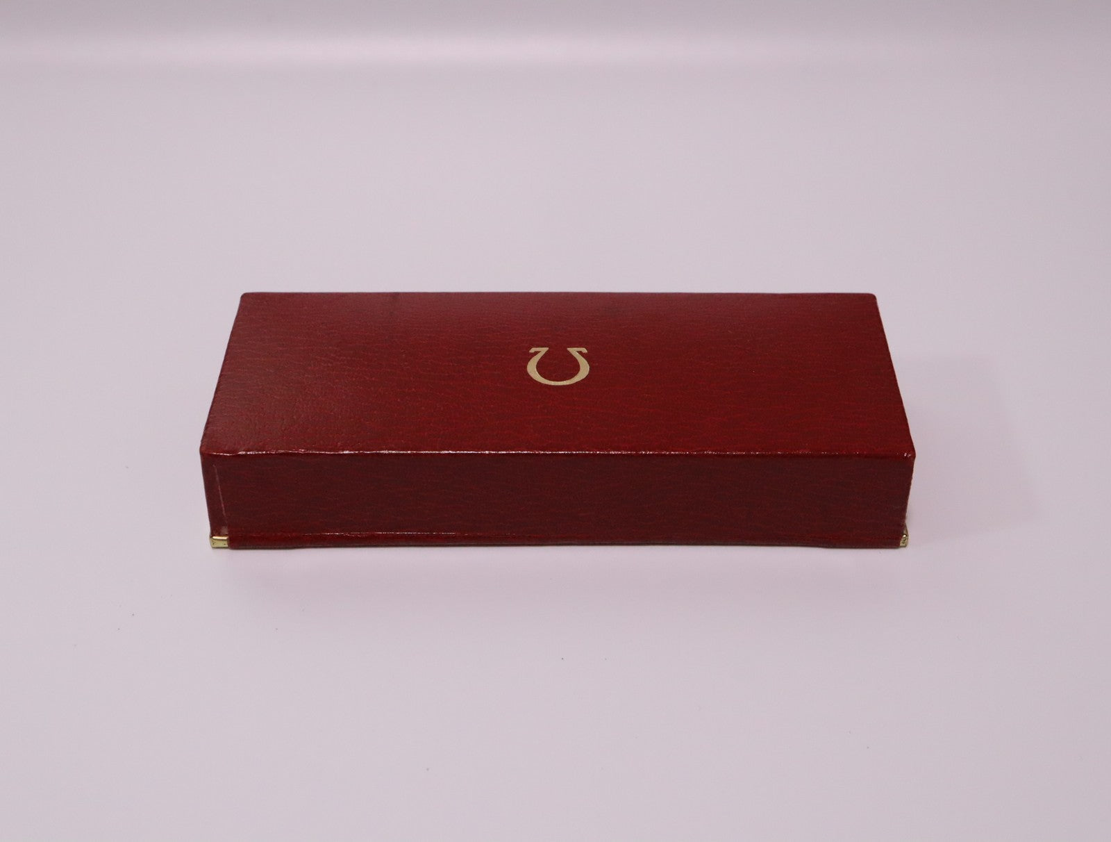 OMEGA Vintage Red Watch Box Genuine Case Only From JAPAN Exc+5 #2371