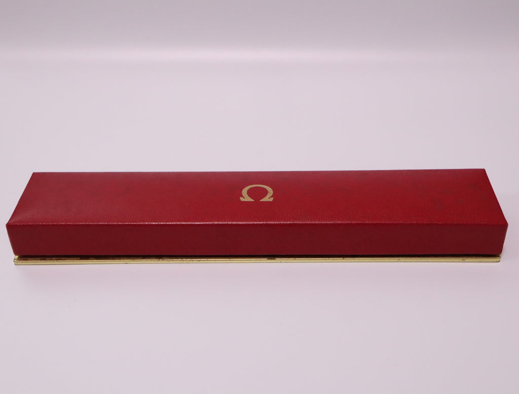 Near MINT OMEGA Vintage Red Watch Box Genuine Case Only for Women's JAPAN #2366