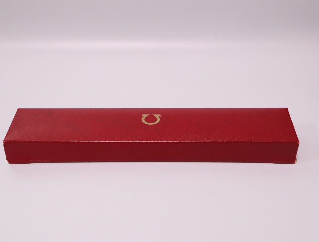 Near MINT OMEGA Vintage Red Watch Box Genuine Case Only for Women's JAPAN #2366