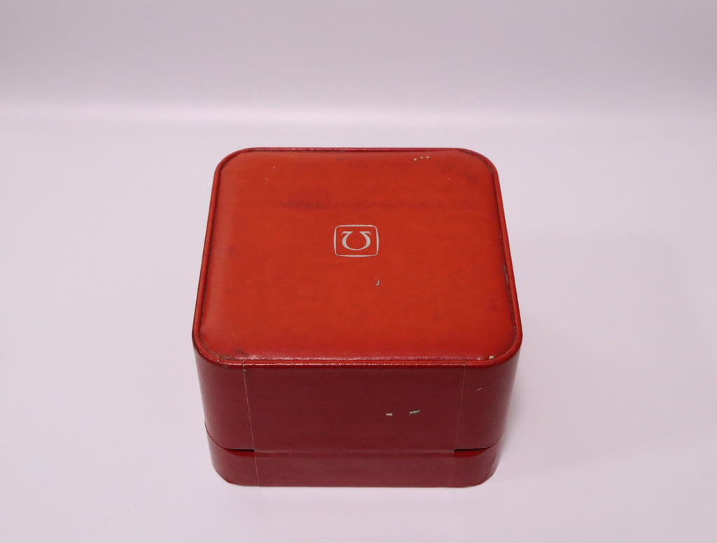 OMEGA Vintage Red Watch Box Genuine Case Only From JAPAN Exc+5 #2373